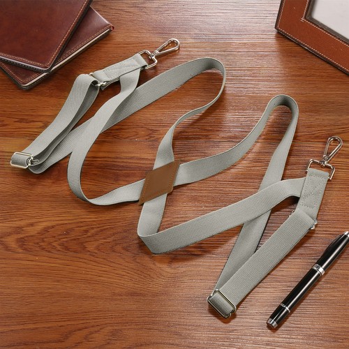 Buyless Fashion Trucker Suspenders Men - 48" Elastic Adjustable 1" X Back Braces - Picture 47 of 49