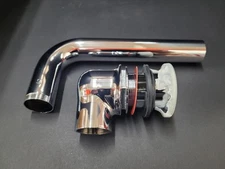 B&K Mueller Chrome Plated Brass Fixed Grid Offset Sink Drain #134-303