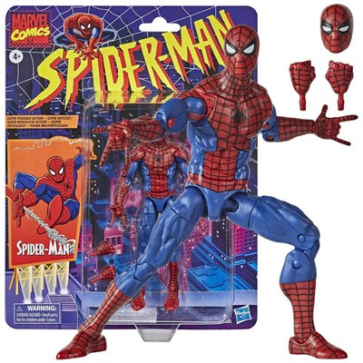 Hasbro Marvel Legends Spider-Man Retro Spiderman 6'' Action Figure