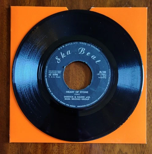 Derrick Morgan & Naomi with Baba Brooks Group - Heart of Stone (Ska/Reggae) VG