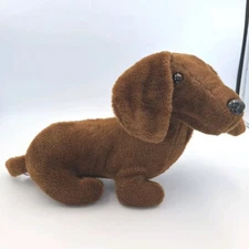 Dan Dee Collector's Choice Realistic Brown Dachshund Dog Plush Stuffed Animal 10