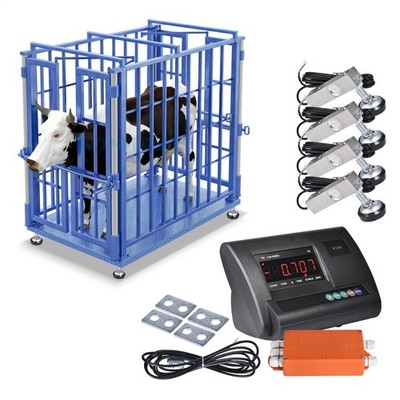 Livestock Scale kit Cattle Hogs Sheep Goats Pigs Squeeze Chutes 10,000 lbs--