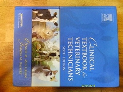 Clinical Textbook for Veterinary Technicians Sixth Edition - Hardcover - GOOD