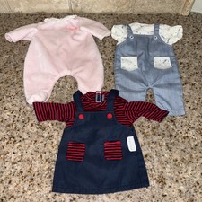Corolle Baby Clothes Lot Of 3 Doll Outfits vintage 476