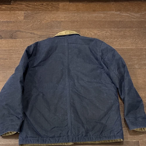 Flint & Tinder Quilted Waxed Rancher In Navy Ripstop Canvas Size XL NWOT image 5