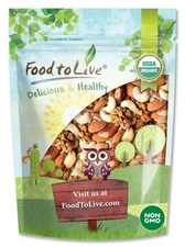 Organic Mixed Raw Nuts - Non-GMO, Kosher, Raw, Vegan - by Food To Live