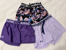 Lot of Girls Under Armour Athletic Shorts Size YM youth Medium