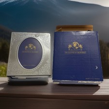 NEW NIB Melannco The Keeper Of Memories Photo Album Thick Silver Metal Cover