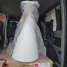 BASE MESA ALTA NADIA ALUMINIO BLANCO 110 CM Ref. 732309 