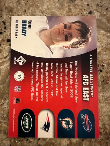 (7 Card Lot) 2002 Tom Brady New England Patriots (The Goat) - Picture 14 of 16