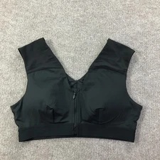 Tommie Copper Sports Bra Womens 2XL Front Zip Znergy Compression Support Bra