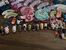 HUGE Lot of Zhu Zhu Pets  Accessories 12 Hamsters, 6 Babies  Playsets Works
