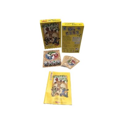 Rarität selten HABA 2014 WURFEL KUNG FU Kampfkunst WÜRFEL & KARTENSPIEL 100% komplett EUC