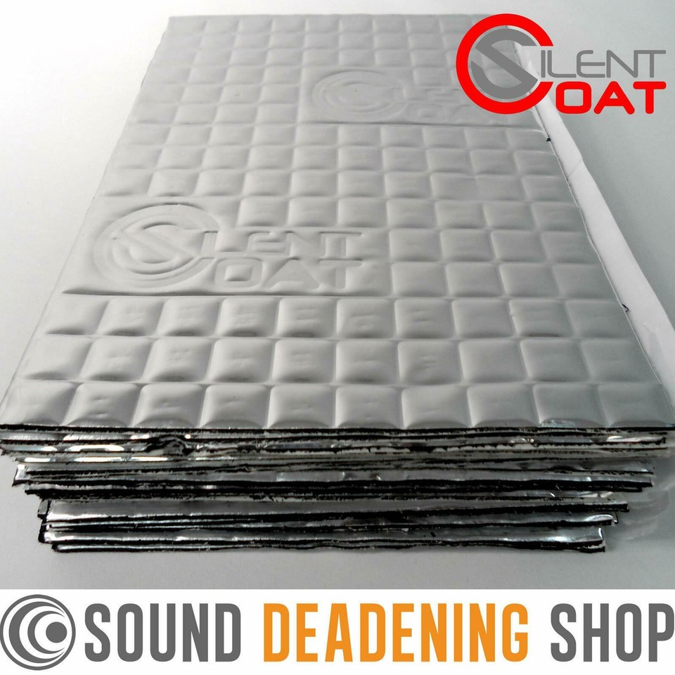Silent Padding Silent Coat Sound Deadening 2mm Compact 30 Sheets Pack Car Van Damping ...