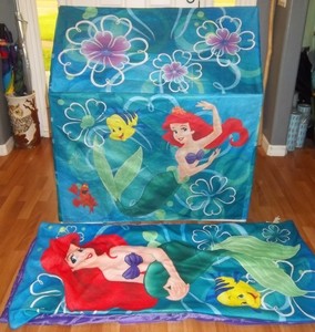 The Little Mermaid Playhouse Tent Sleeping Bag Assembly Soft House Hideout Ebay