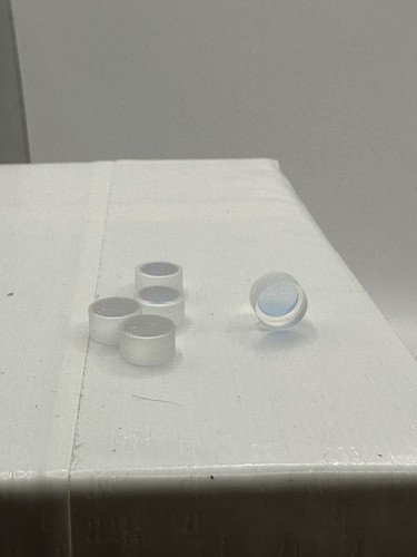Lote de 5 LENTES LÁSER ÓPTICAS ÓPTICA ÓPTICA RECUBIERTA 7,5 mm, laboratorio universitario cerrado - Imagen 3 de 4