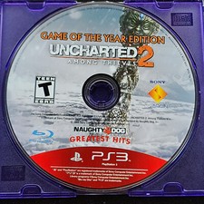 Uncharted 2: Among Thieves GOTY Greatest Hits PS3 Loose - Disc Only