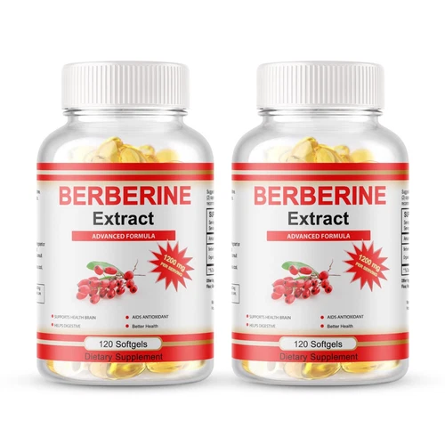 240 Berberine HCl 1200mg High Potency Berberine Supplement Blood Sugar Support