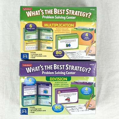 Lakeshore Learning What's The Best Strategy? Problem Solving Centers Math Bundle