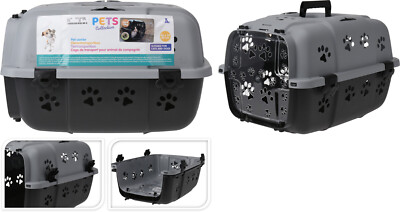 Tiertransportbox 48x32x30cm Katzentransportbox Hundetransportbox Kleintiertransp