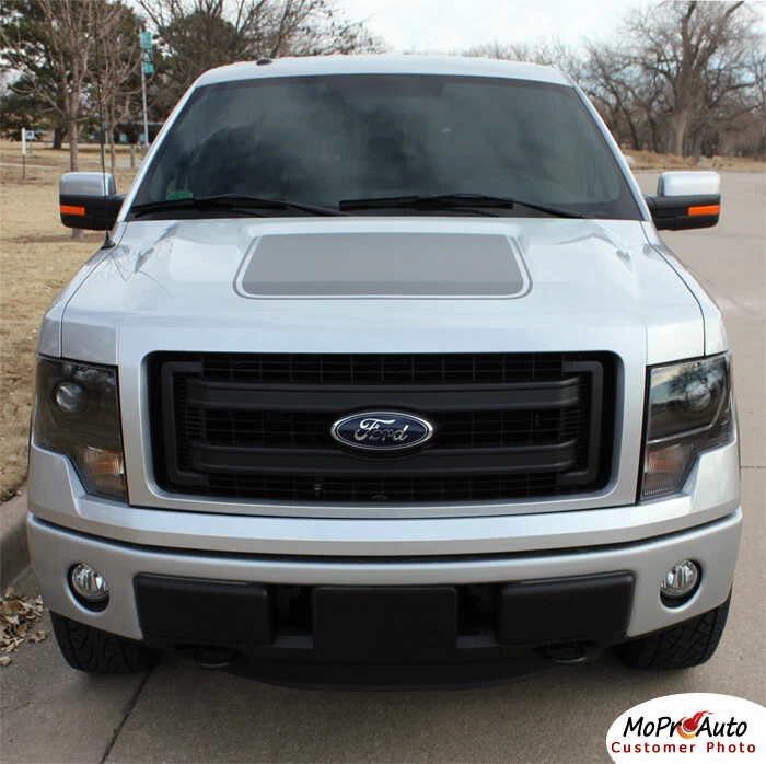 2009-2014 Ford F-150 Force Hood Factory Style Screen Print Decal Stripe Graphics - Imagem 2 de 4