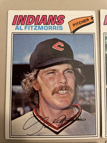 1977 Topps Cleveland Indians Baseball Cards ⚾️9 Card Lot⚾️ Fosse • Kuiper• Waits - Picture 3 of 12