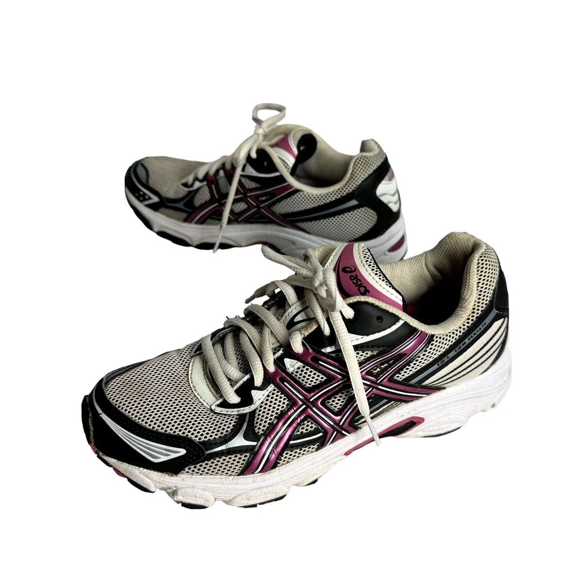 ASICS Women s GEL GALAXY 5 Running Shoes US Size 8 White Berry Black T281N