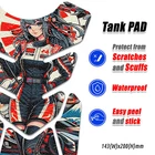 Anime Girl Design Motorbike Tank Grip Tank Pad Shield