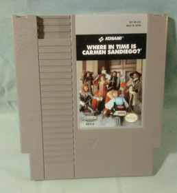 Where In Time Is Carmen Sandiego Nintendo NES, Authentic & tested