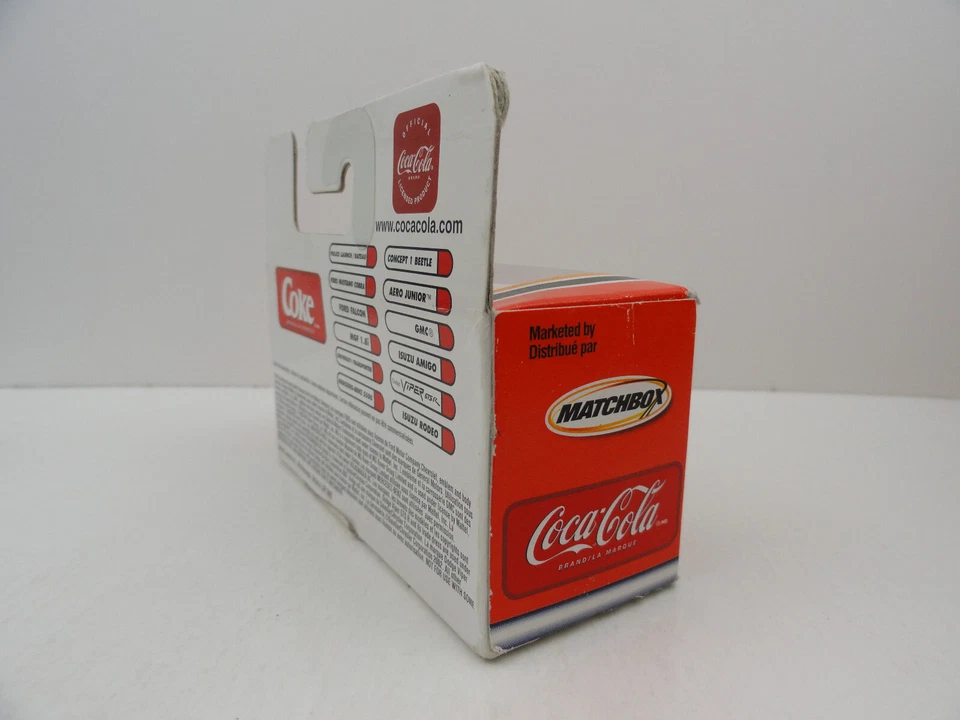 2003 Matchbox Coca Cola Chevy Transporter Bus (Red w/ Coke Bottle) in Box - Image 4 of 4