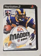 Madden NFL 2003 (Sony PlayStation 2, 2002) with Manual