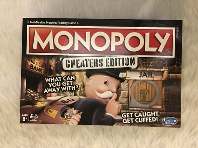 Monopoly Cheaters Edition Board Game COMPLETE Hasbro 2017