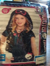 Monster High Fangtastic Hoodie Faux Fur Vest Halloween Costume Child 8-10