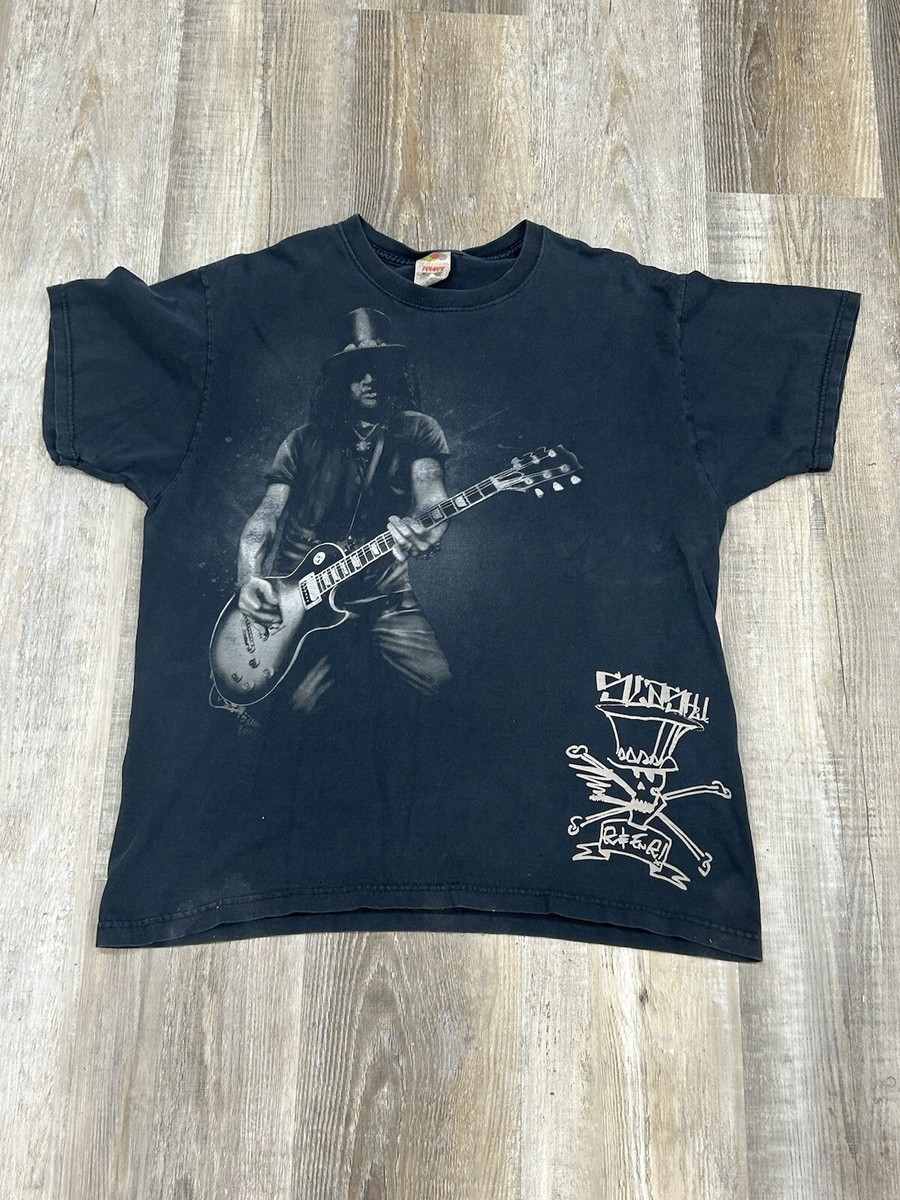 GUNS N ROSES SLASH Hanes Tシャツ ブラック スケルトン GUNS N ROSES SLASH Hanes Tシャツ ブラック スケルトン Guns N
