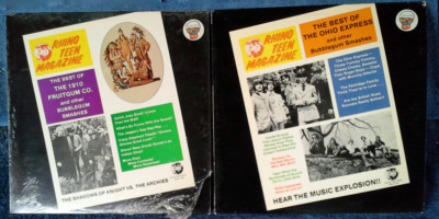 RHINO LBL - BEST OF OHIO EXPRESS + BEST OF 1910 FRUITGUM COMPANY - (2) LP LOT...