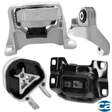 Rear, Hyd. RH Engine Mounts & Left Trans Mount 4PCS For Lincoln MKC 19-15 2.0L