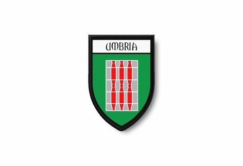 PATCH PATCHES EMBLEM IRON ON GLUE PRINT FLAG world crest italy umbria - 第 1/1 張圖片