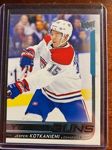 JESPERI KOTKANIEMI   #249 ..2018-19 UPPER DECK SERIES 1... YOUNG GUNS