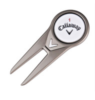 Callaway Golf Divot Tool Magnetic 1 Golf Ball Marker - Gunmetal