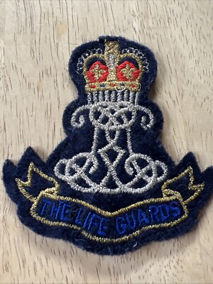 Vintage The Life Guards Embroidered Cloth Patch