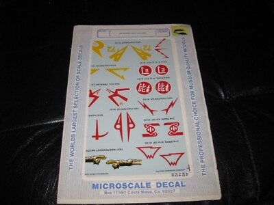 Japanese Unit Insignia by Microscale in 1/48 scale