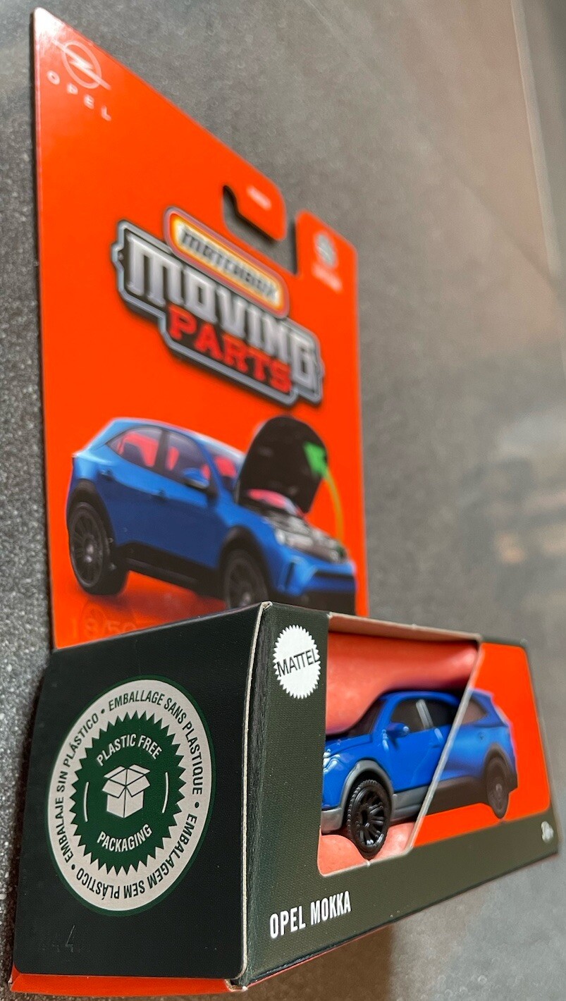 Matchbox 2022 Opel Mokka Moving Parts 1850 2025 164 Modellauto Vauxhall SUV EV