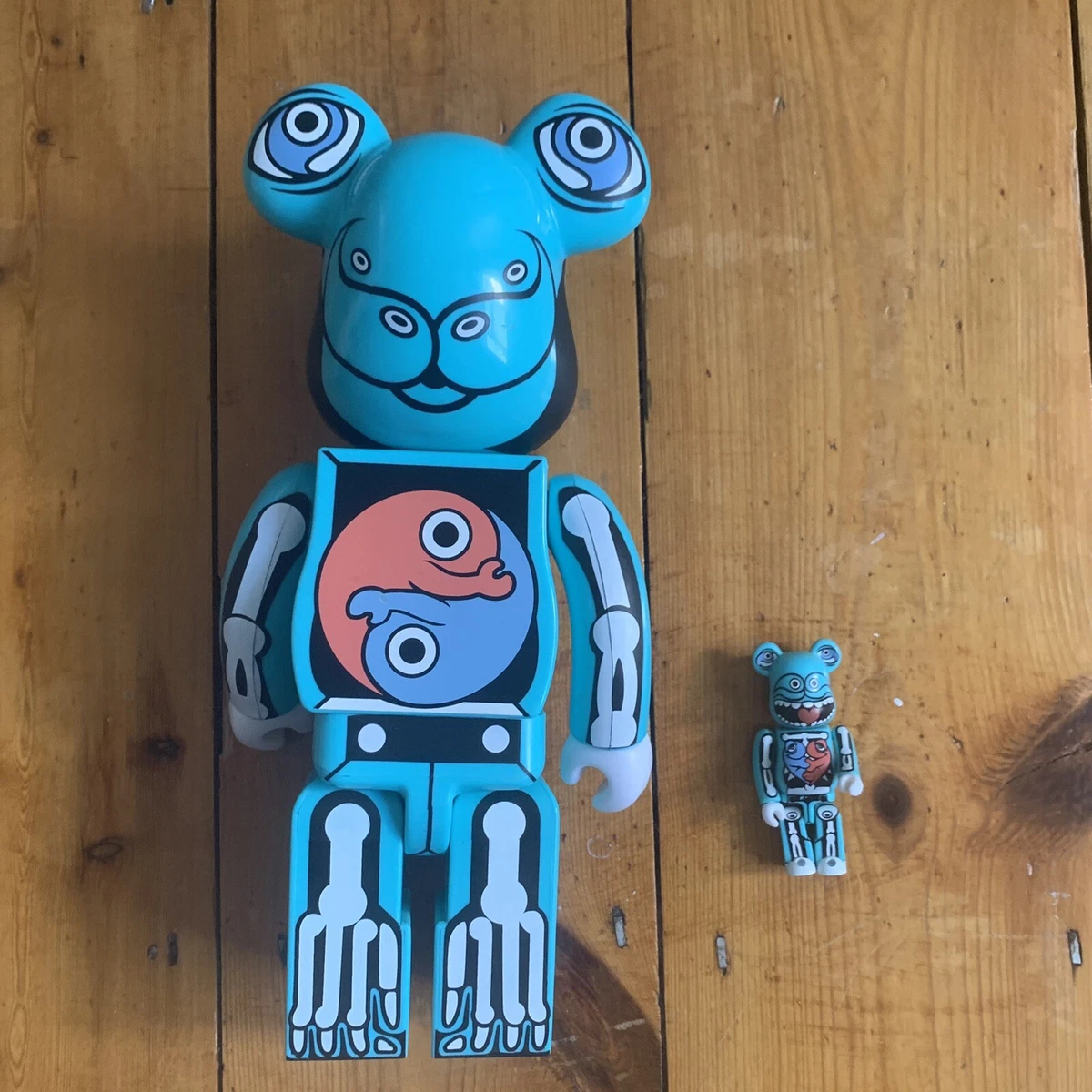 Zac Pac × Ron English 100% ベアブリック/未開封