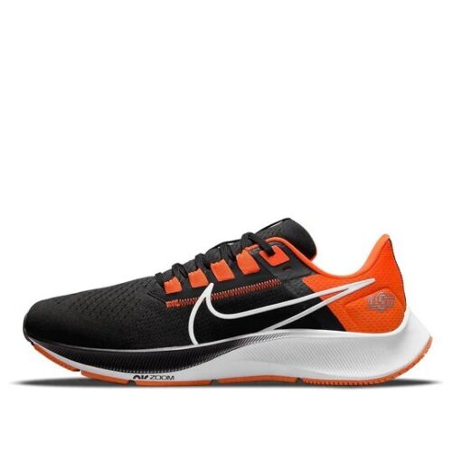 Nike Air Zoom Pegasus 38 Orange Black Oklahoma State Mens Shoes DJ0836 Size 14