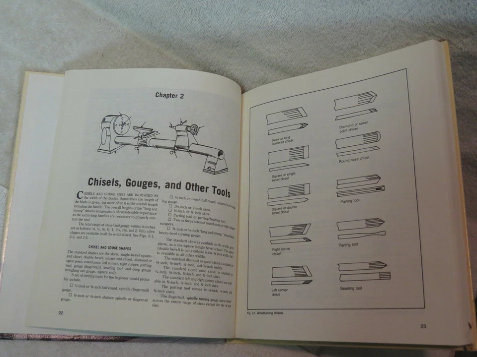 The Woodturning Handbook: With Projects by Lewis H. Hodges, 1984, 1st Ed/1st Prt - Image 4 of 4