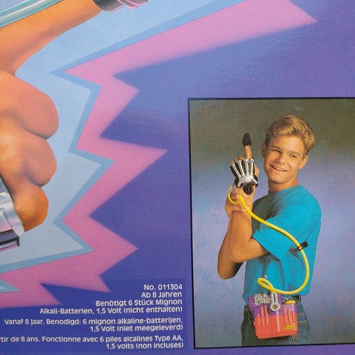 Guante de agua Robo Blaster CAP 1993 Shout'n'Shout Hasbro Star Wars He Man de colección - Imagen 12 de 12
