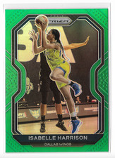 2021 Prizm WNBA Green Prizm #22 Isabelle Harrison Dallas Wings Tennessee Vols