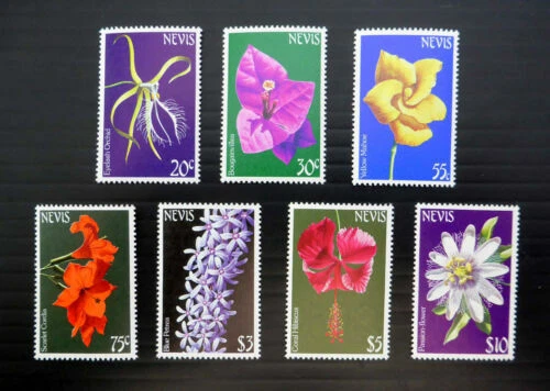 Flowers St Kitts & Nevis Stamps (Pre - 1983)