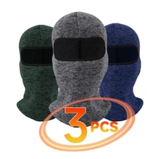 3 Pcs Ski Mask Balaclava Face Mask for Men Women Outdoor Winter Warmer Mask