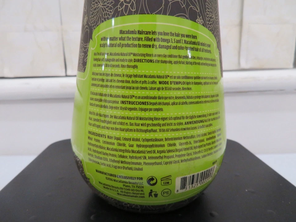 Macadamia Rejuvenating Moisturizing Rinse 33.8 fl oz "CRACKED CAP" - Image 2 of 4